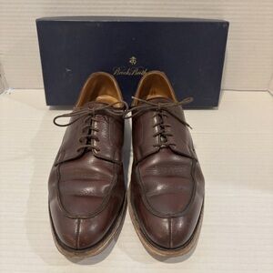 Brooks Brothers Peal & Co brown leather men’s dress shoe